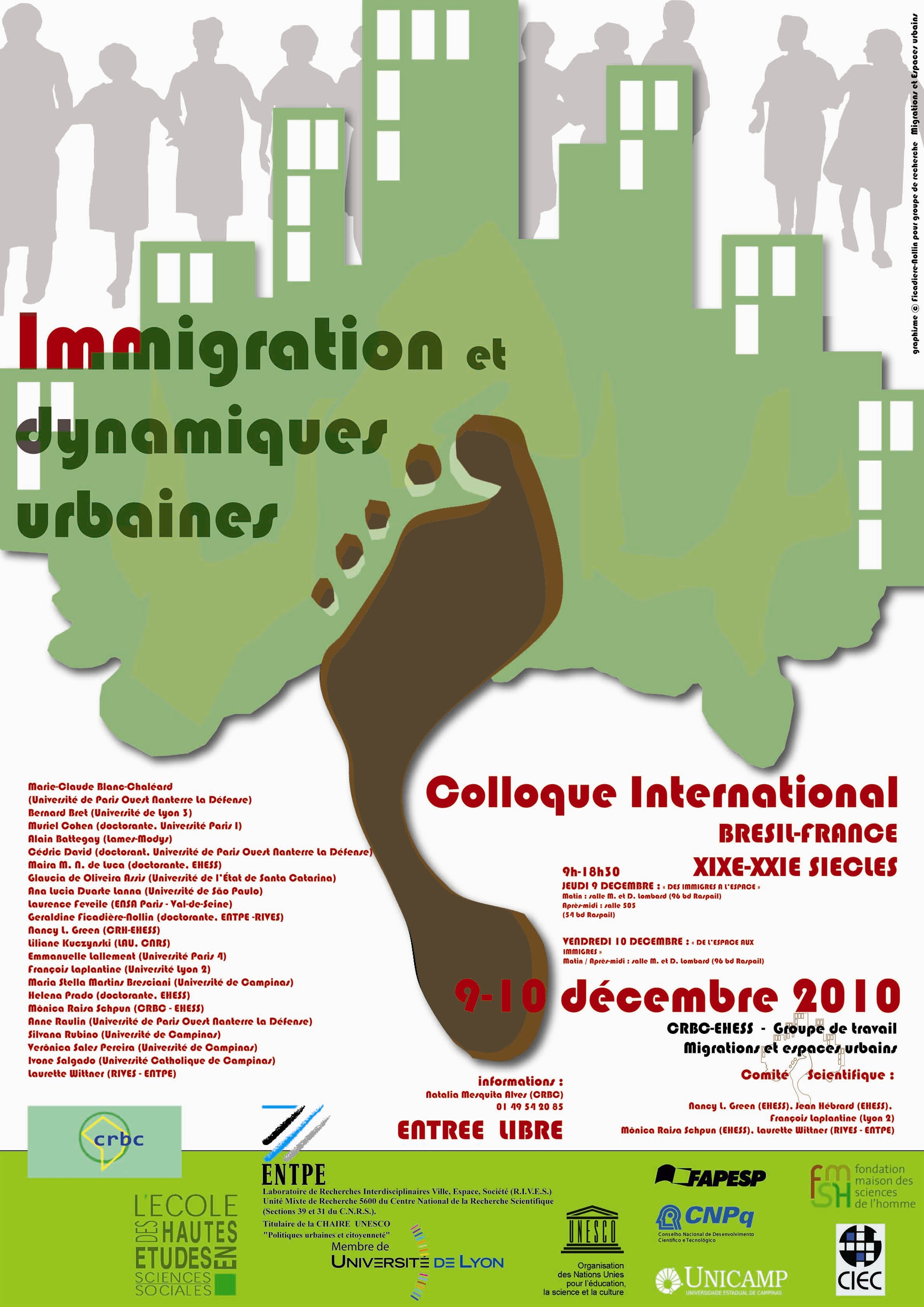 Immigration et dynamiques urbaines : Brésil-France, XIXe-XXIe siècles