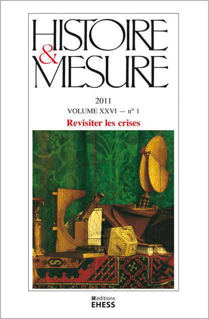 Couverture Histoire & Mesure - vol 26 n°1