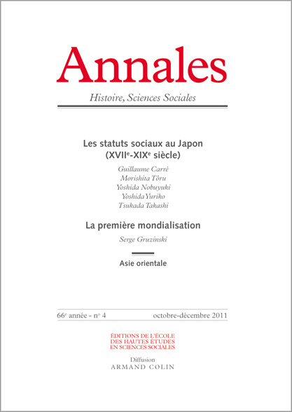 Couverture des Annales n°4-2011
