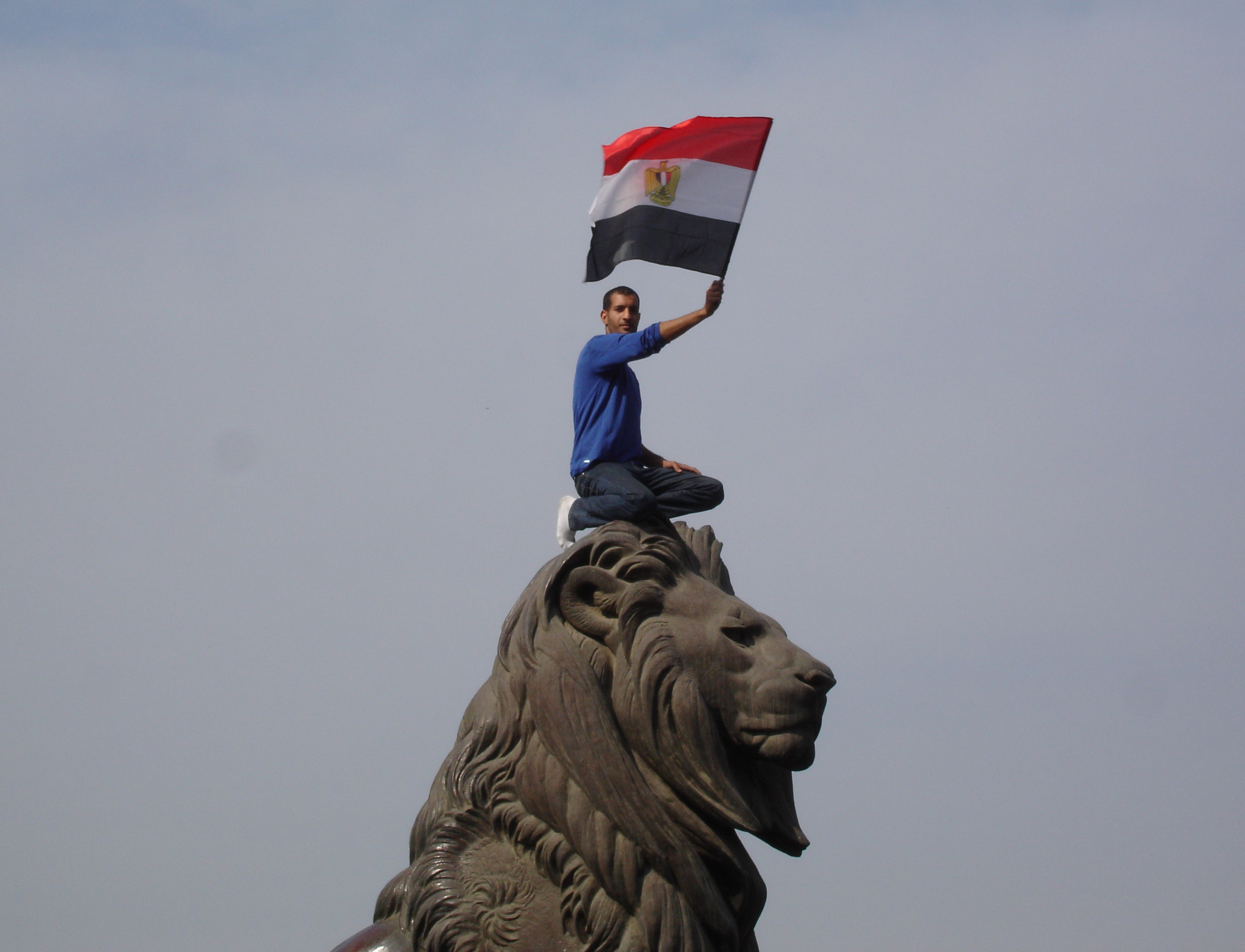 Le lion de la révolution égyptienne