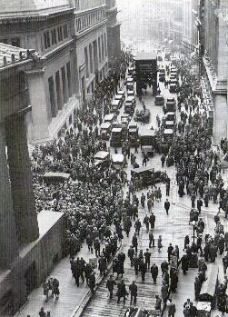 Wall Street après le krach de 1929