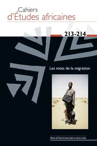 Revue Cahiers d’études africaines, n° 213-214