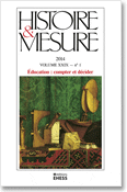 Revue Histoire & Mesure, vol n° 29/1