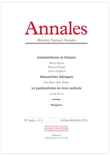 Revue Annales, n° 4-2014