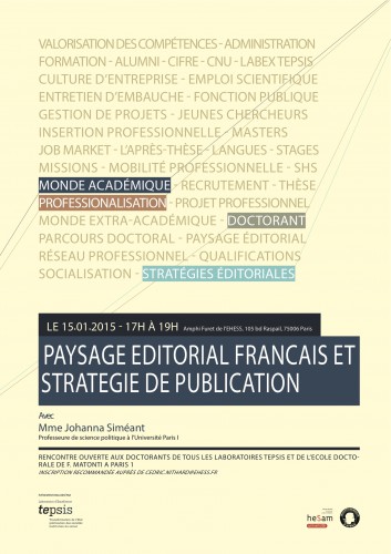 Paysage éditorial français et stratégie de publication