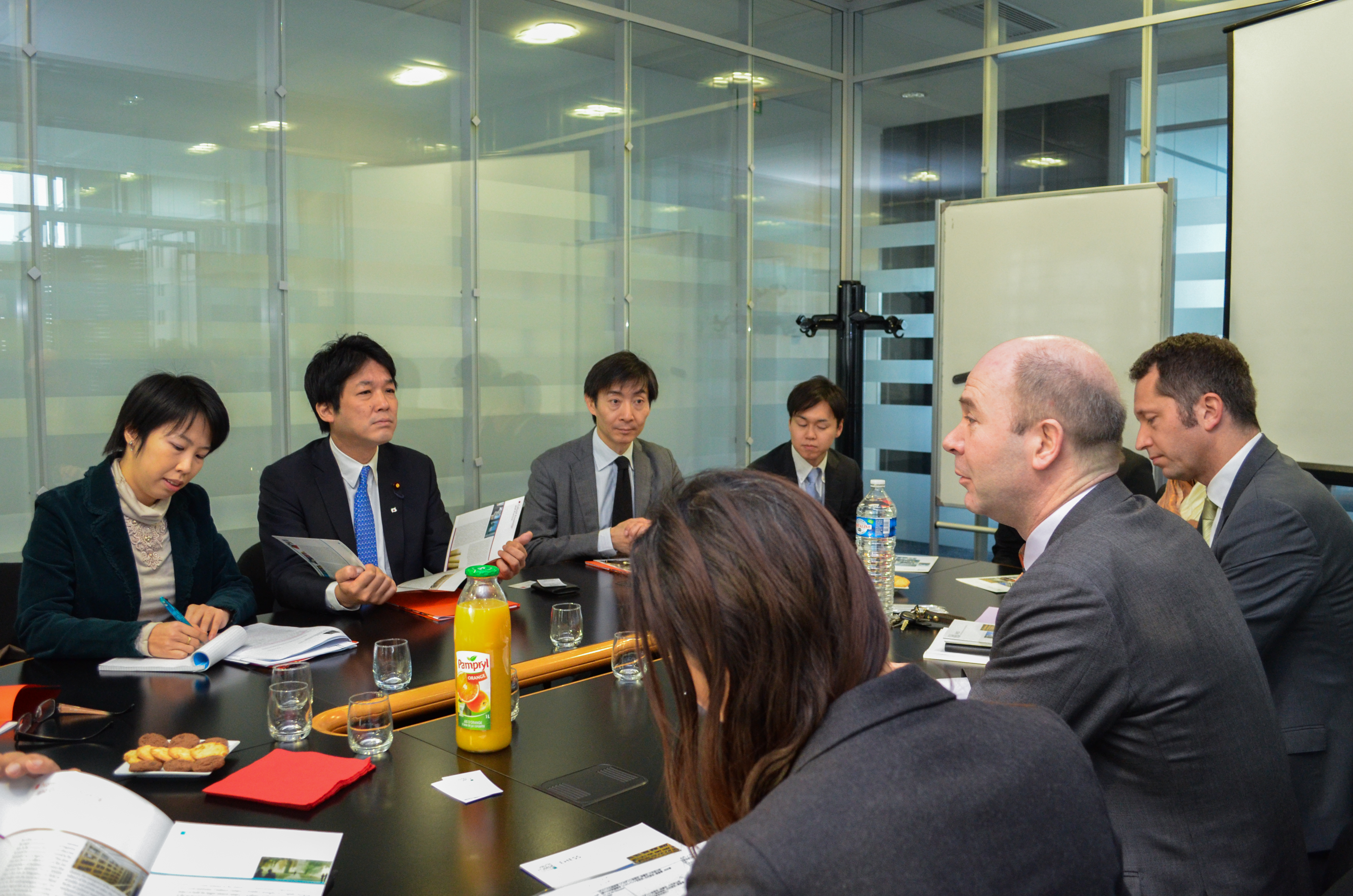 Visite du Vice-Ministre des Affaires étrangères du Japon à l'EHESS