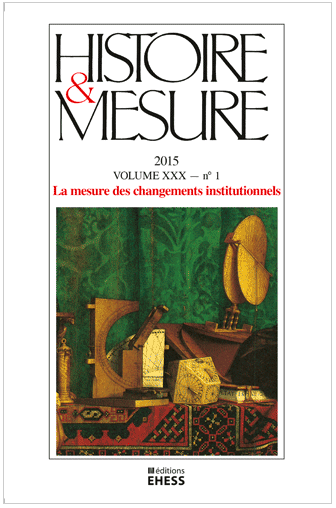 Revue Histoire & Mesure, n° 30-1