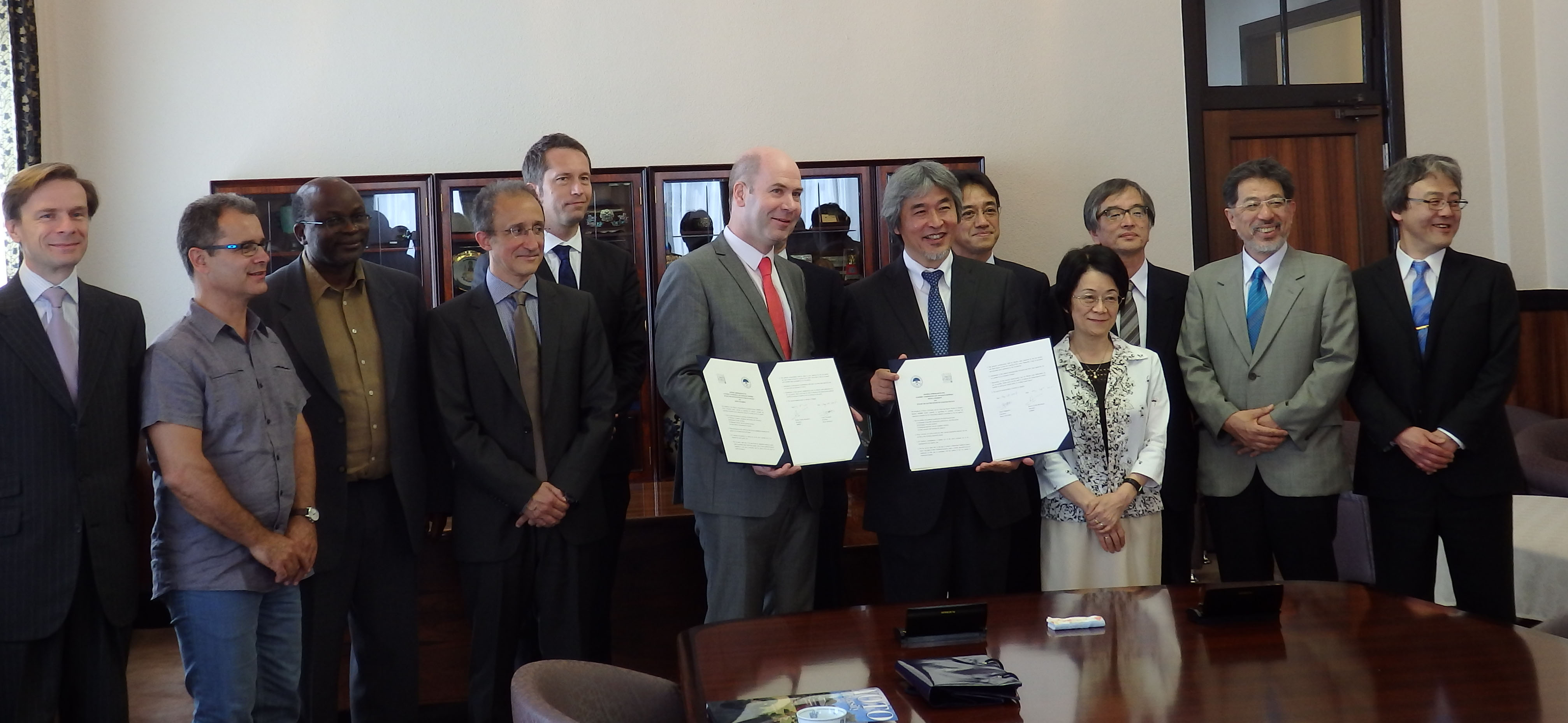 Signature d'un accord de coopération entre l'EHESS et l'Université de Kyoto